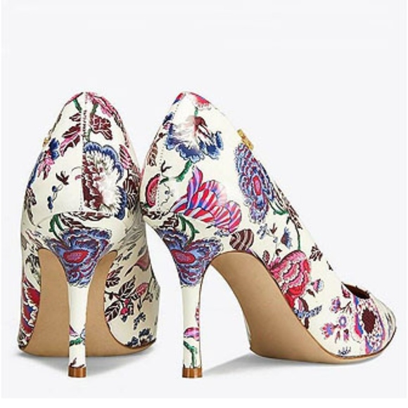 Tory Burch Elana 85mm Pump Printed Nappa Leather - Picture 5 of 5